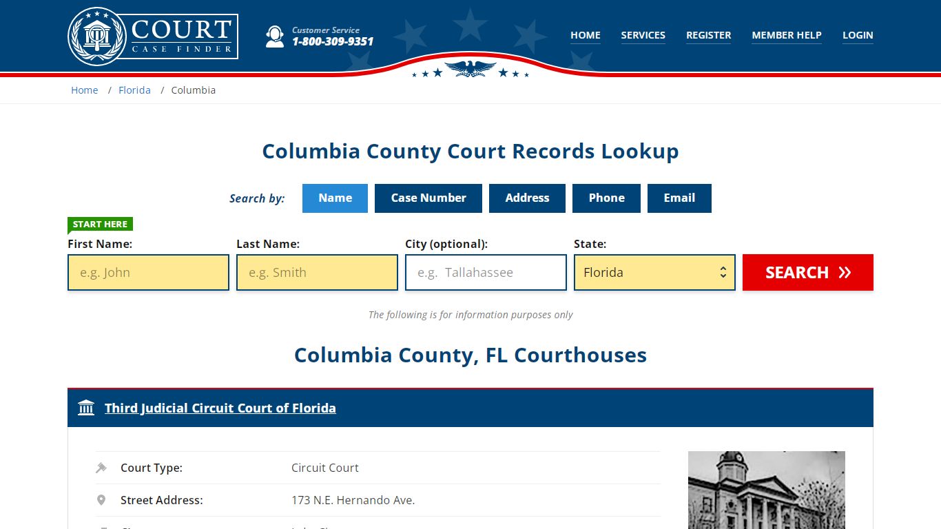 Columbia County Court Records | FL Case Lookup